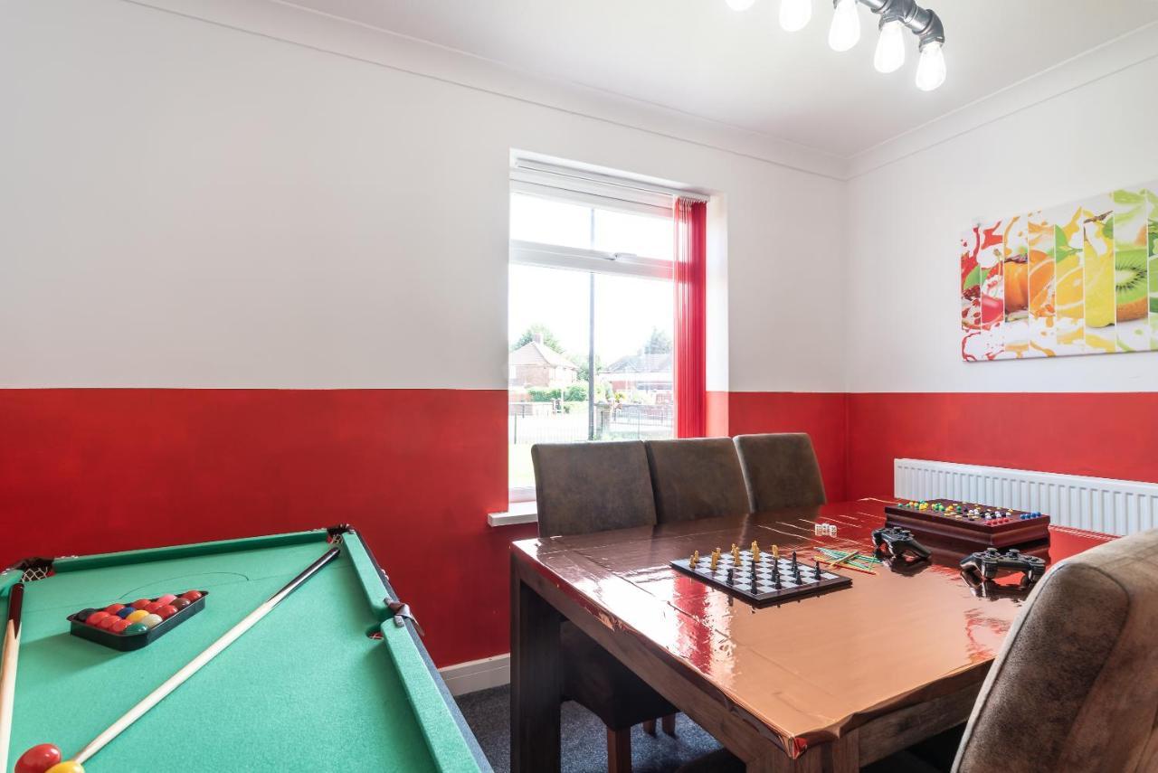 Aseda 4 Bedroom Private Parking, Game Zone -Pool Table, Garden Home Kingston upon Hull Kültér fotó